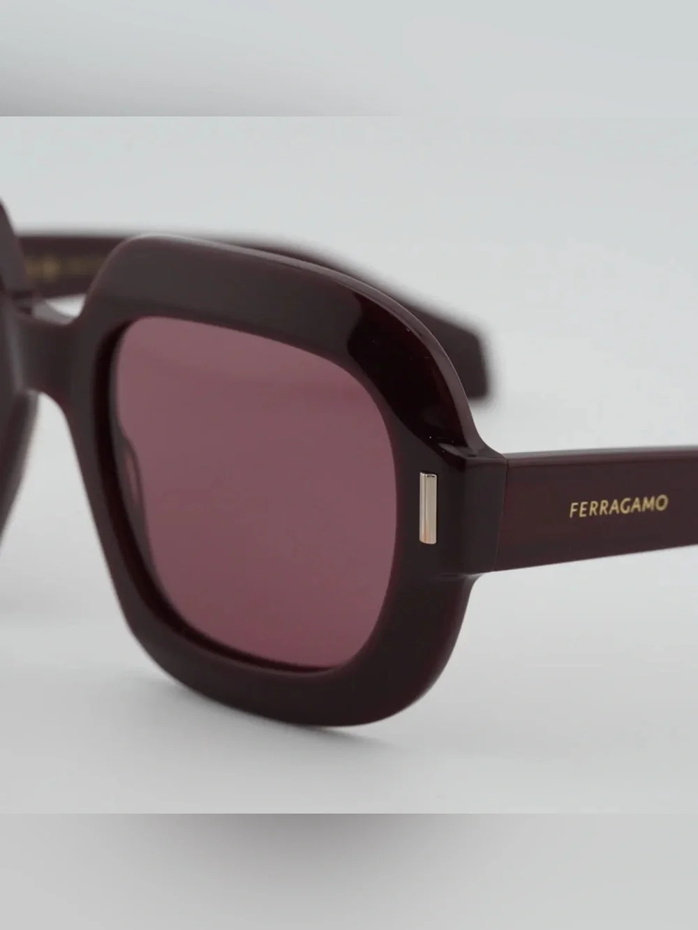 New Salvatore Ferragamo Sunglasses SF2068SE 606 Burgundy / Purple NWT